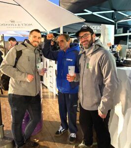 En compagnie du pilote Serge Nuques (poireau d'or 2021)